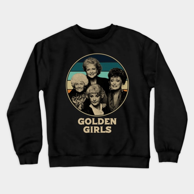 Golden Girls retro Crewneck Sweatshirt by Gummy Store